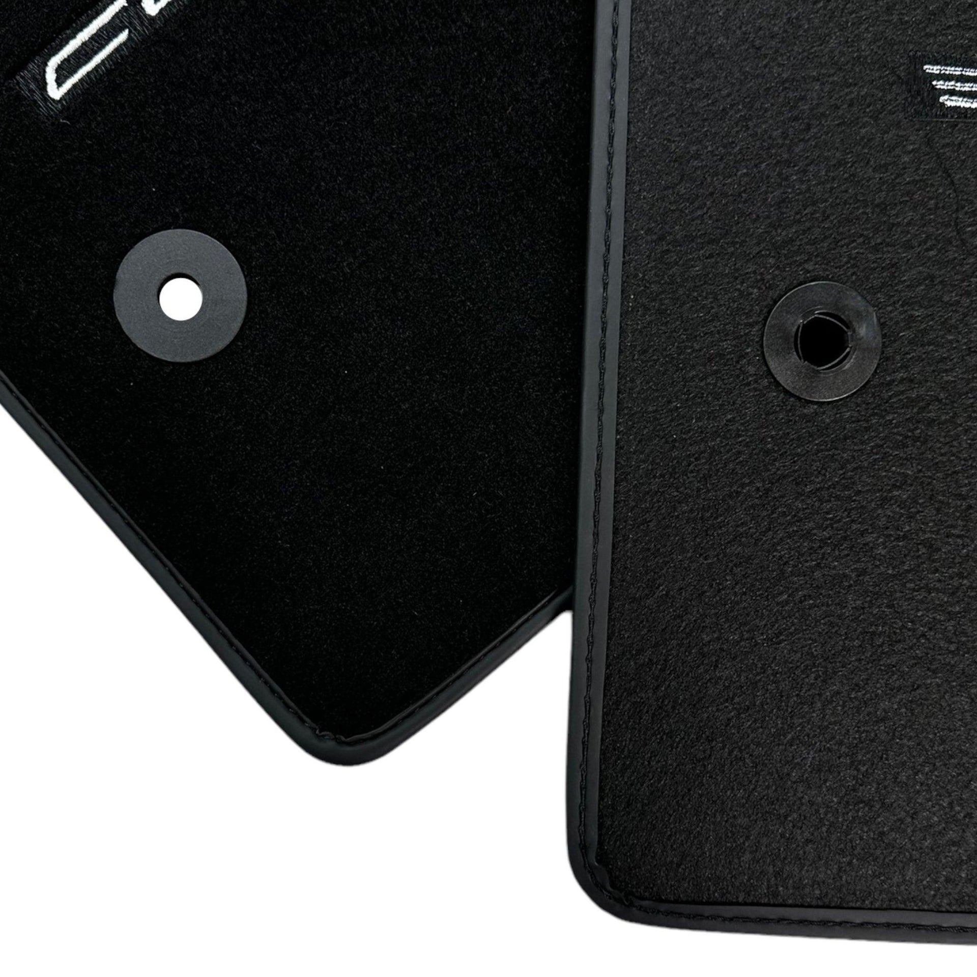 Black Floor Mats For Chevrolet Corvette C8 (2020-2024) - AutoWin