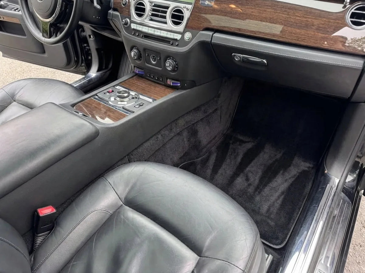 Interior look of floor mats for Rolls Royce Ghost Series II (2021-2024) Black