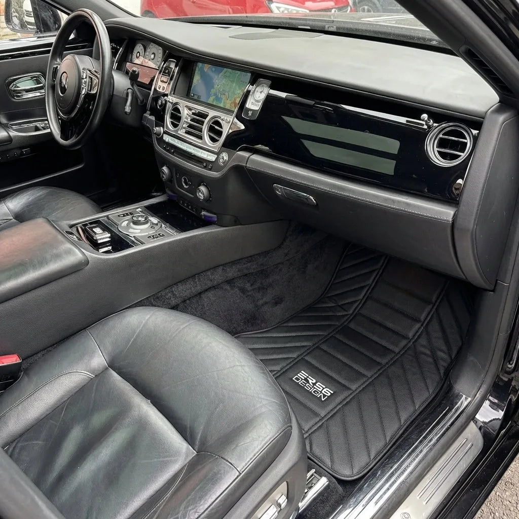 Interior look of floor mats for Rolls Royce Ghost Series II (2021-2024) ER56 Design