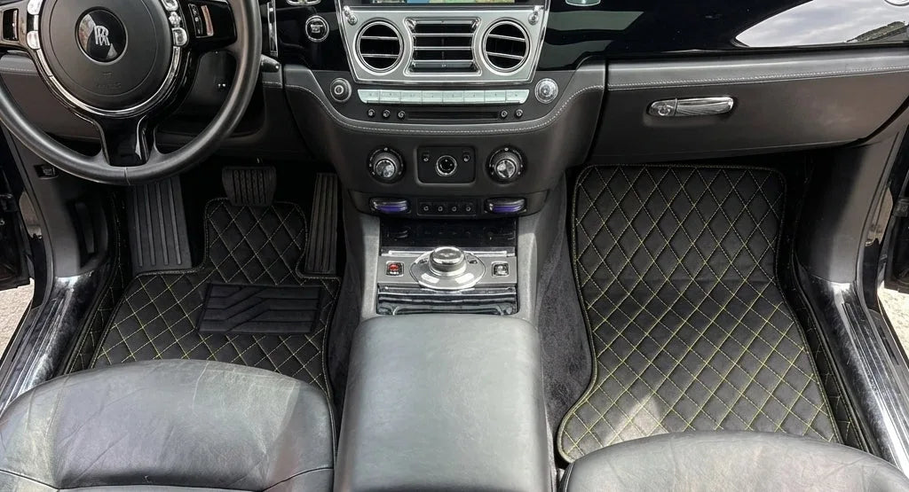 Interior look of floor mats for Rolls Royce Ghost Series II (2021–2024)