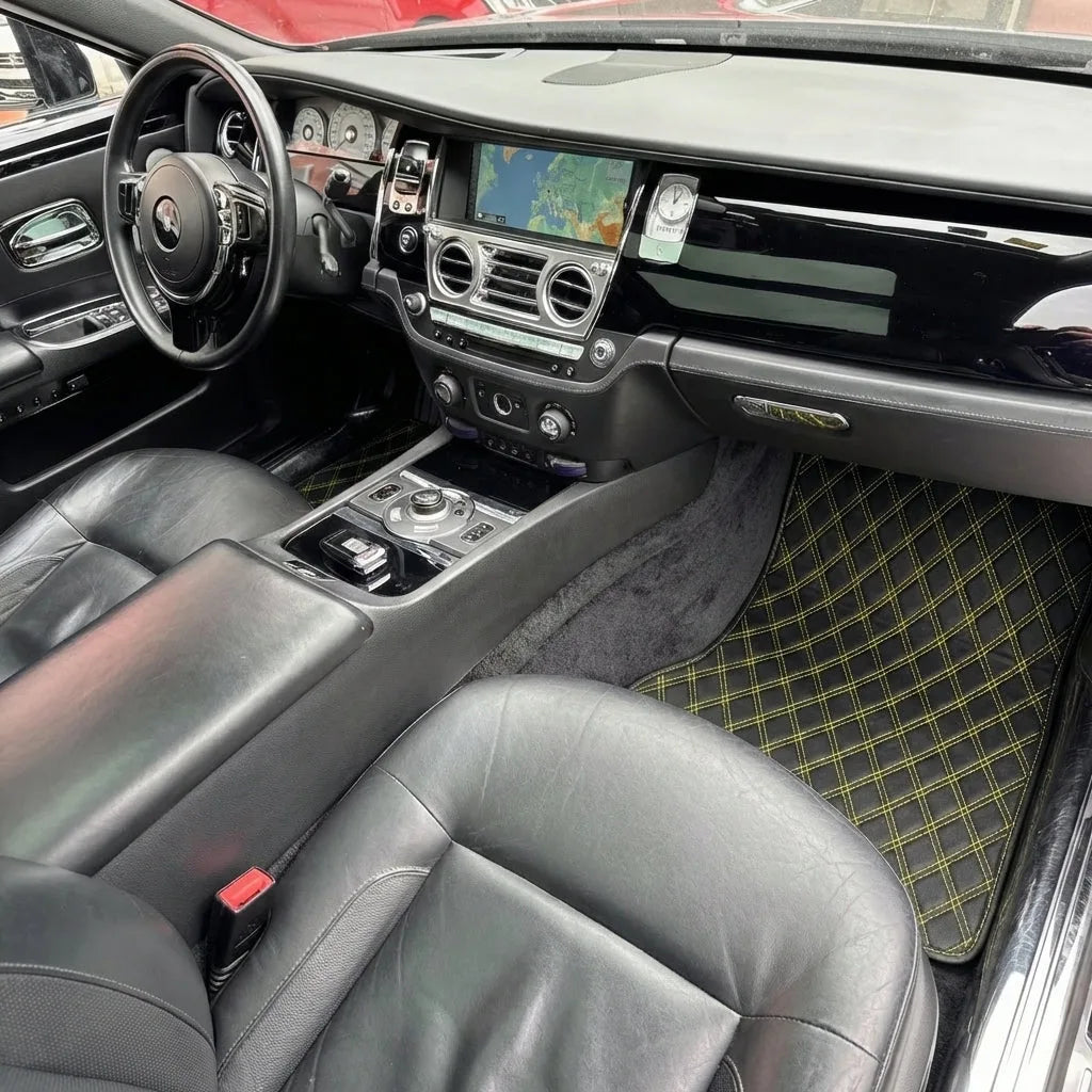 Interior look of floor mats for Rolls Royce Ghost Series II (2021–2024)