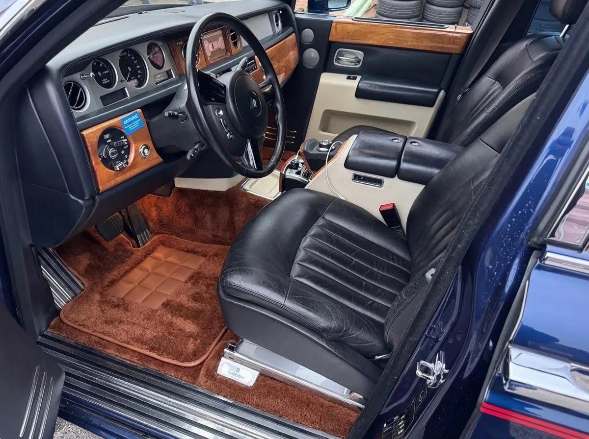 Interior look of floor mats for Rolls Royce Phantom VIII (2017-2024) ER56 Design Brand