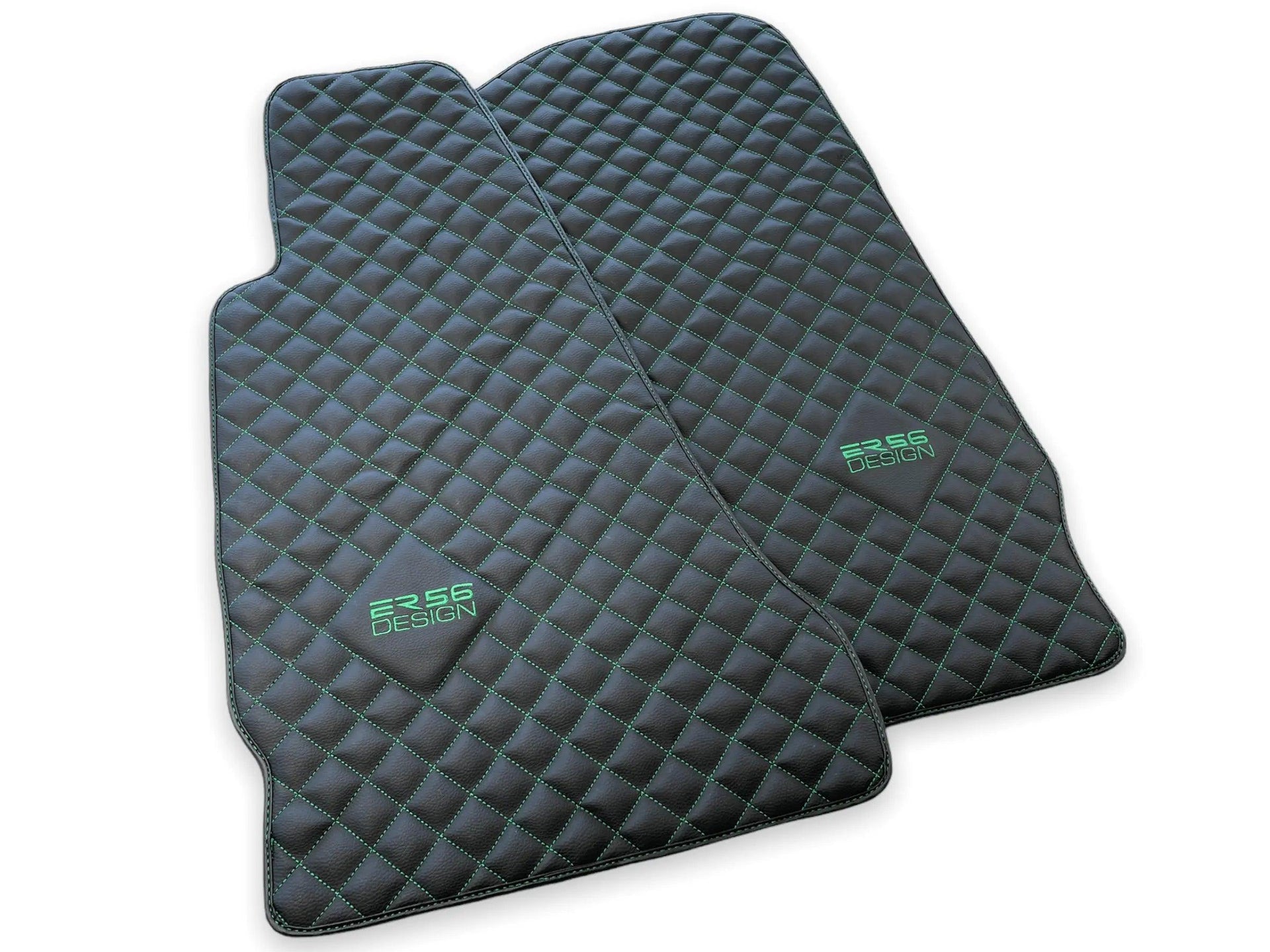 Leather Floor Mats For Aston Martin Vanquish (2012–2018) ER56 Design - AutoWin