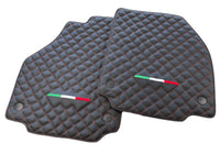 Leather Floor Mats For Ferrari 458 Spider 2012-2015 Black
