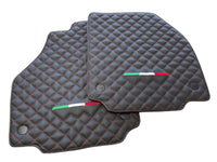 Leather Floor Mats For Ferrari 458 Spider 2012-2015 Black