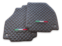 Leather Floor Mats For Ferrari 458 Spider 2012-2015 Black