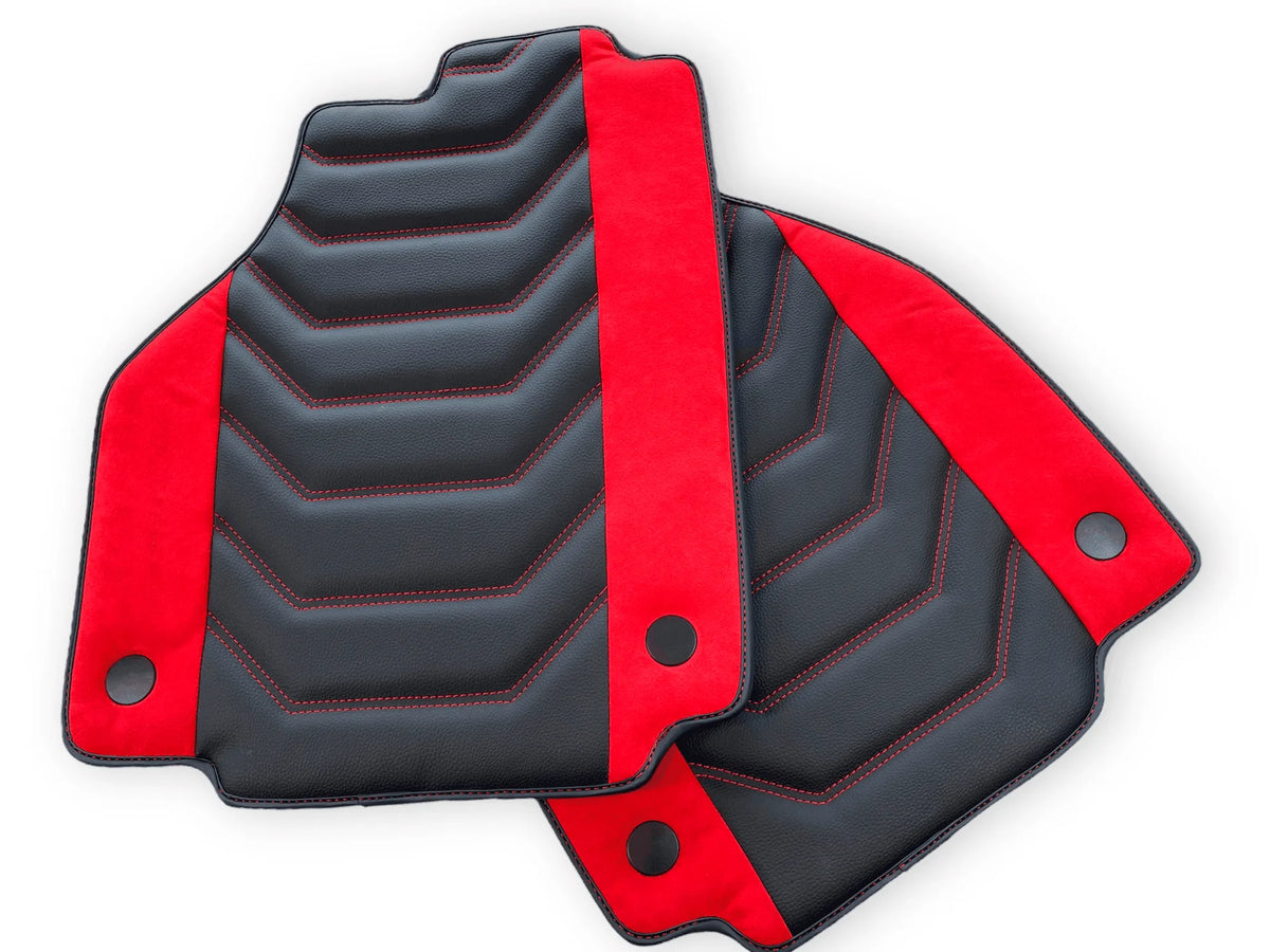 Leather Floor Mats For Ferrari 488 GTB 2015-2022