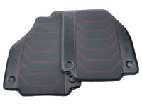 Leather Floor Mats for Ferrari 488 Spider (2016-2022) with Carbon Fiber
