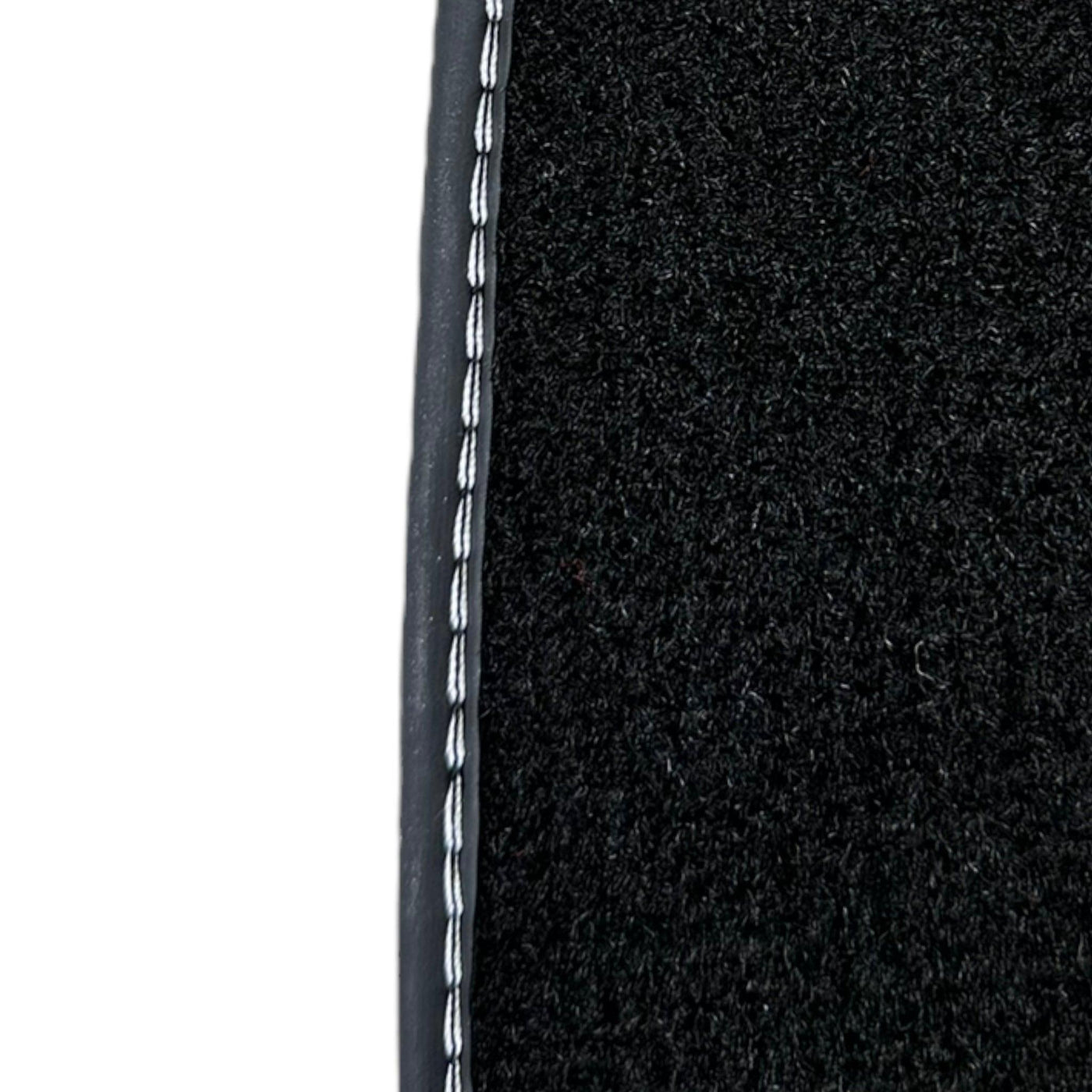 Leather Floor Mats for Ford Mustang GT350 Shelby (2015-2021) with Cobra Sewing - AutoWin