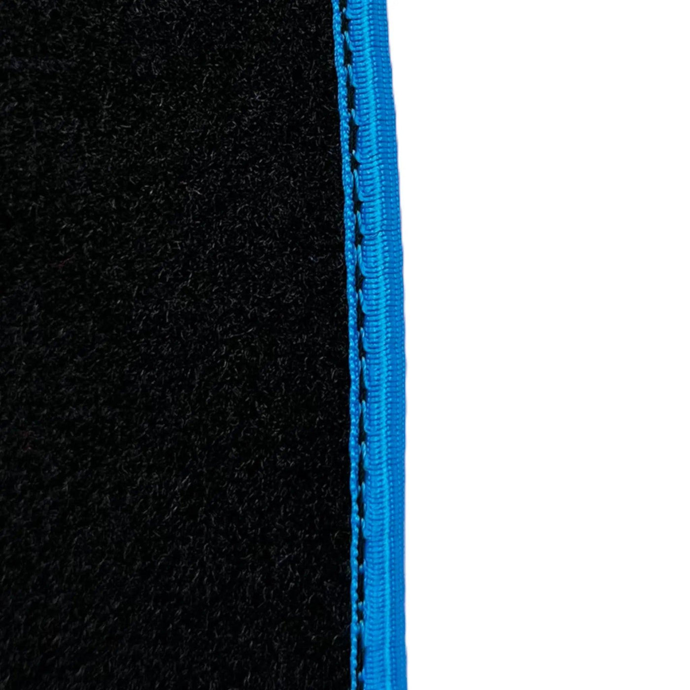 Leather Floor Mats for Lamborghini Aventador SVJ Limited Edition with Blue Trim - AutoWin