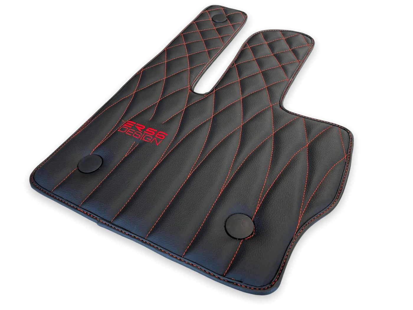 Leather Floor Mats For Mercedes-Benz G Class W461 (1979-2008) ER56 Design - AutoWin