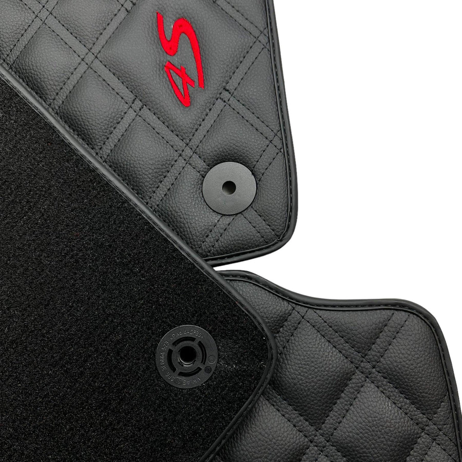 Leather Floor Mats For Porsche Panamera (2009-2016) - AutoWin