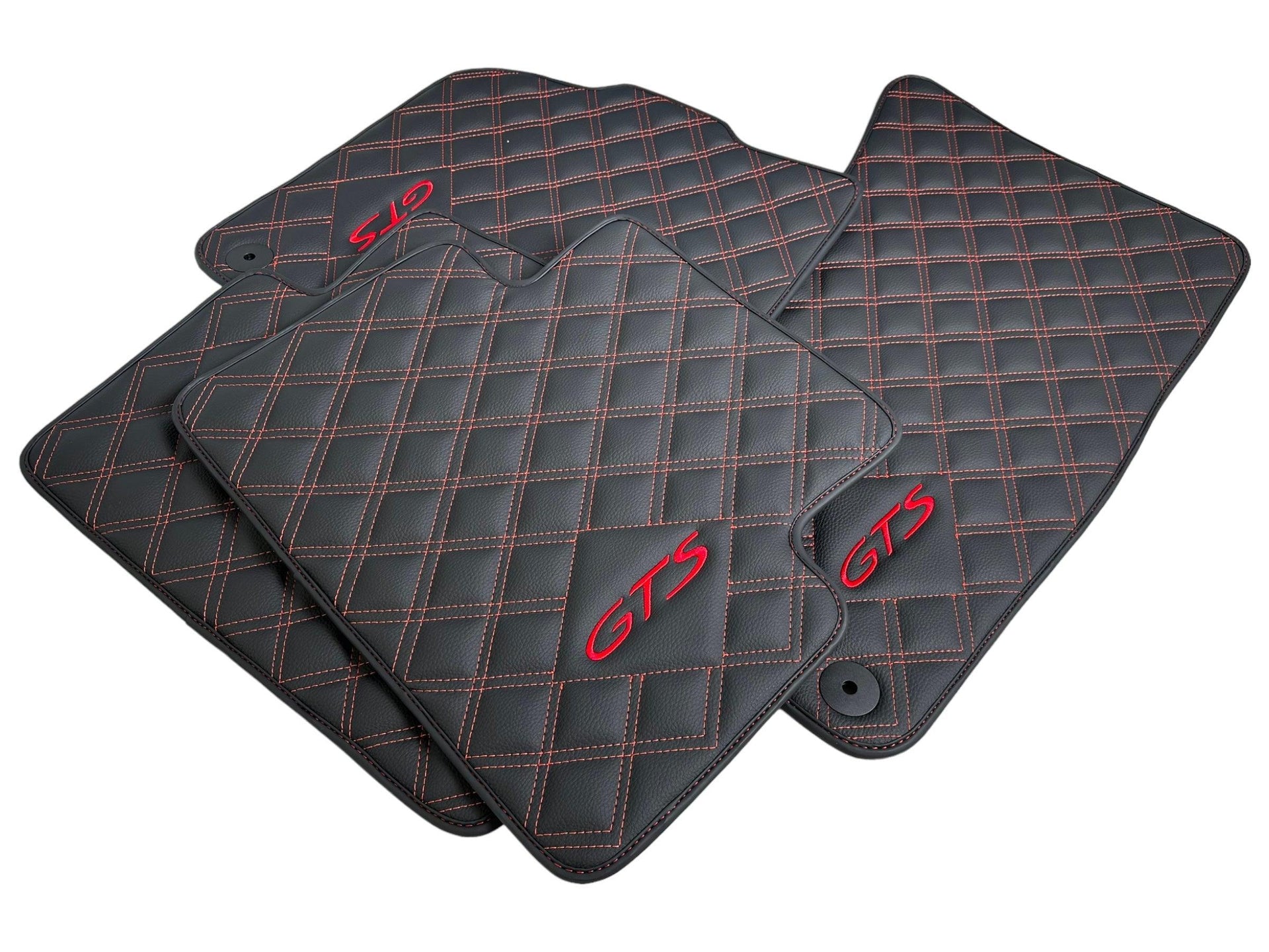 Leather Floor Mats for Porsche Panamera (2017-2023) - AutoWin
