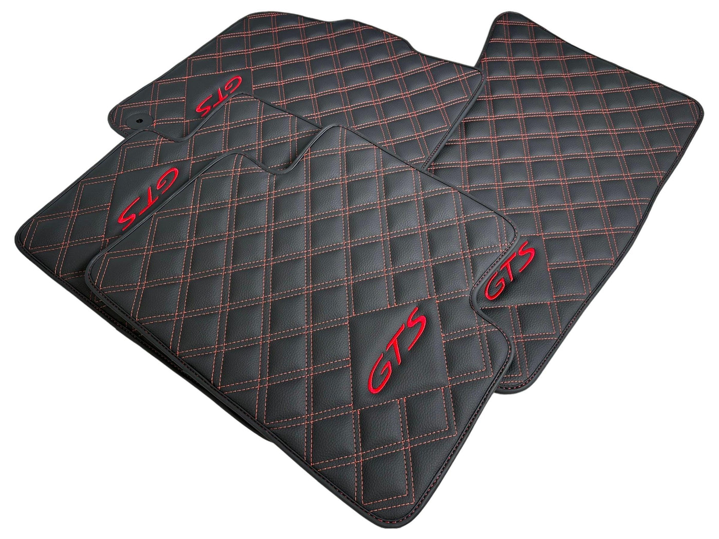 Leather Floor Mats for Porsche Taycan (2019-2023) - AutoWin