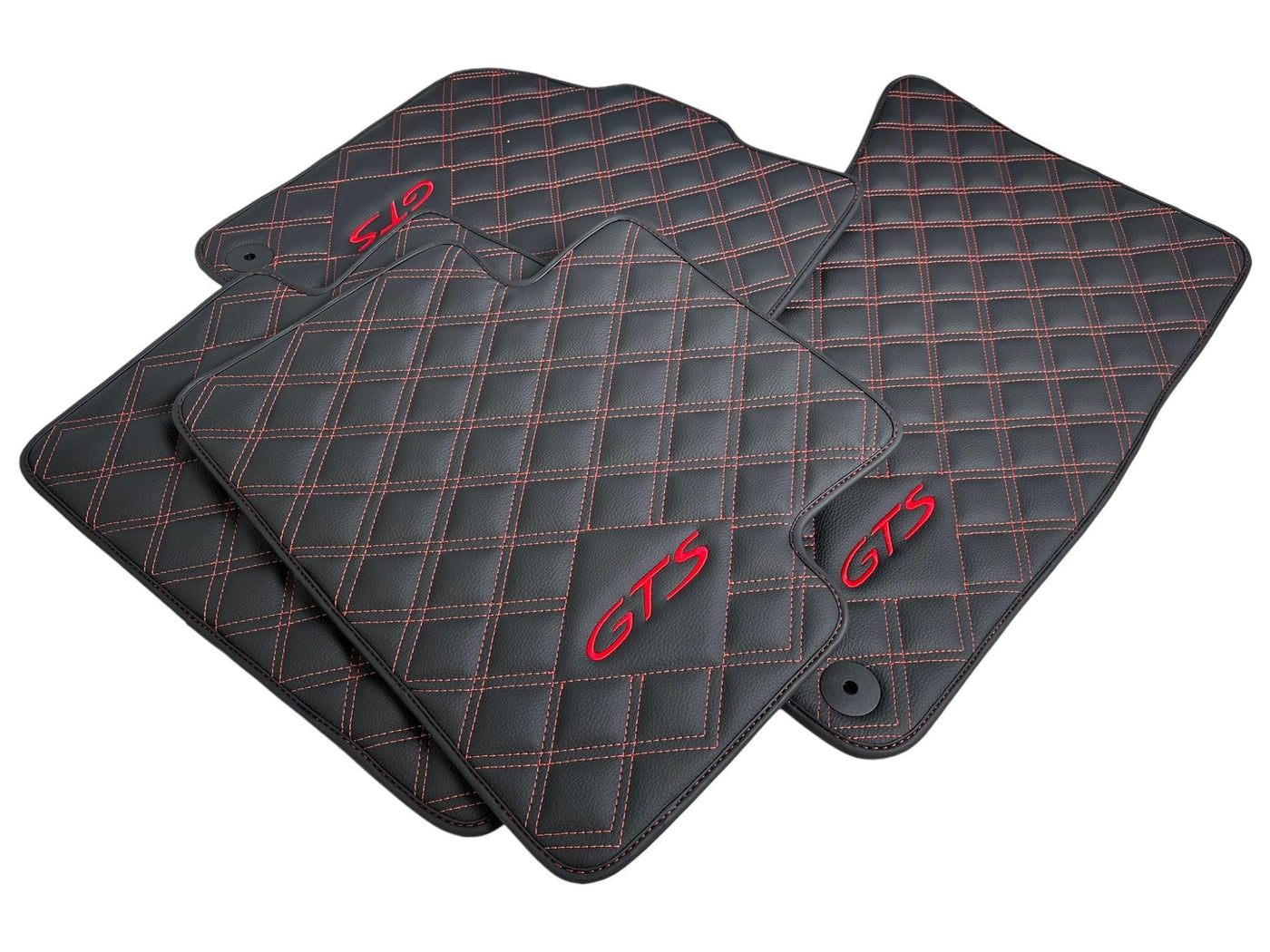 Leather Floor Mats for Porsche Taycan (2019-2023) - AutoWin