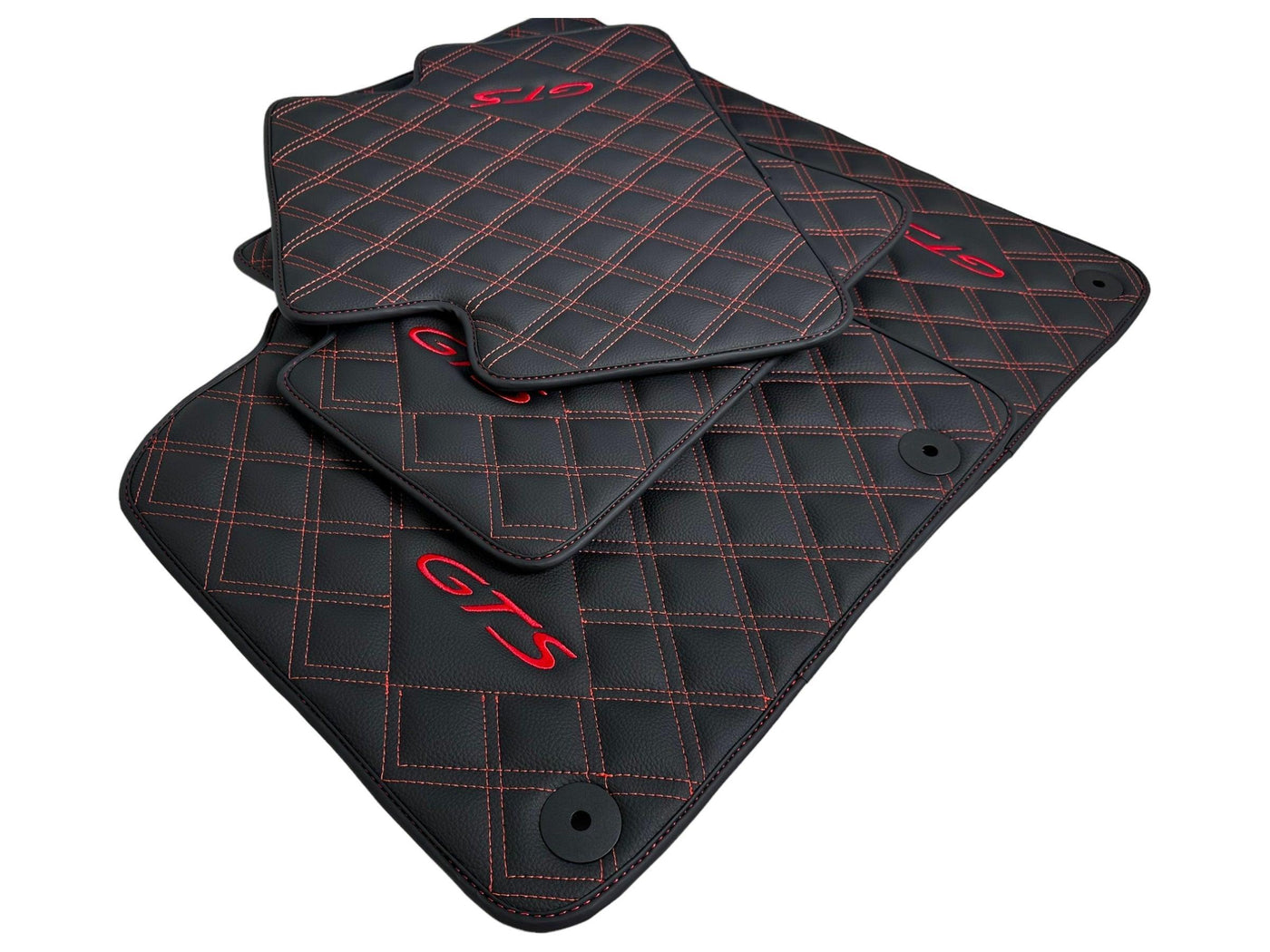 Leather Floor Mats for Porsche Taycan (2019-2023) - AutoWin