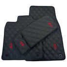 Leather Floor Mats For Porsche Taycan 4S (2019-2023) - AutoWin
