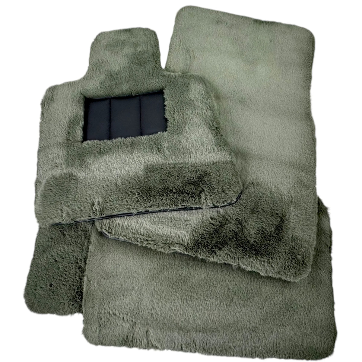 Light Green Sheepskin Floor Mats for Rolls-Royce Ghost Series I (2010–2020)