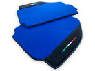 Blue Floor Mats For Ferrari 458 Speciale 2012-2015 Alcantara Leather