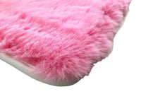 Pink Sheepskin Floor Mats For Bentley Bentayga Er56 Design Brand - AutoWin