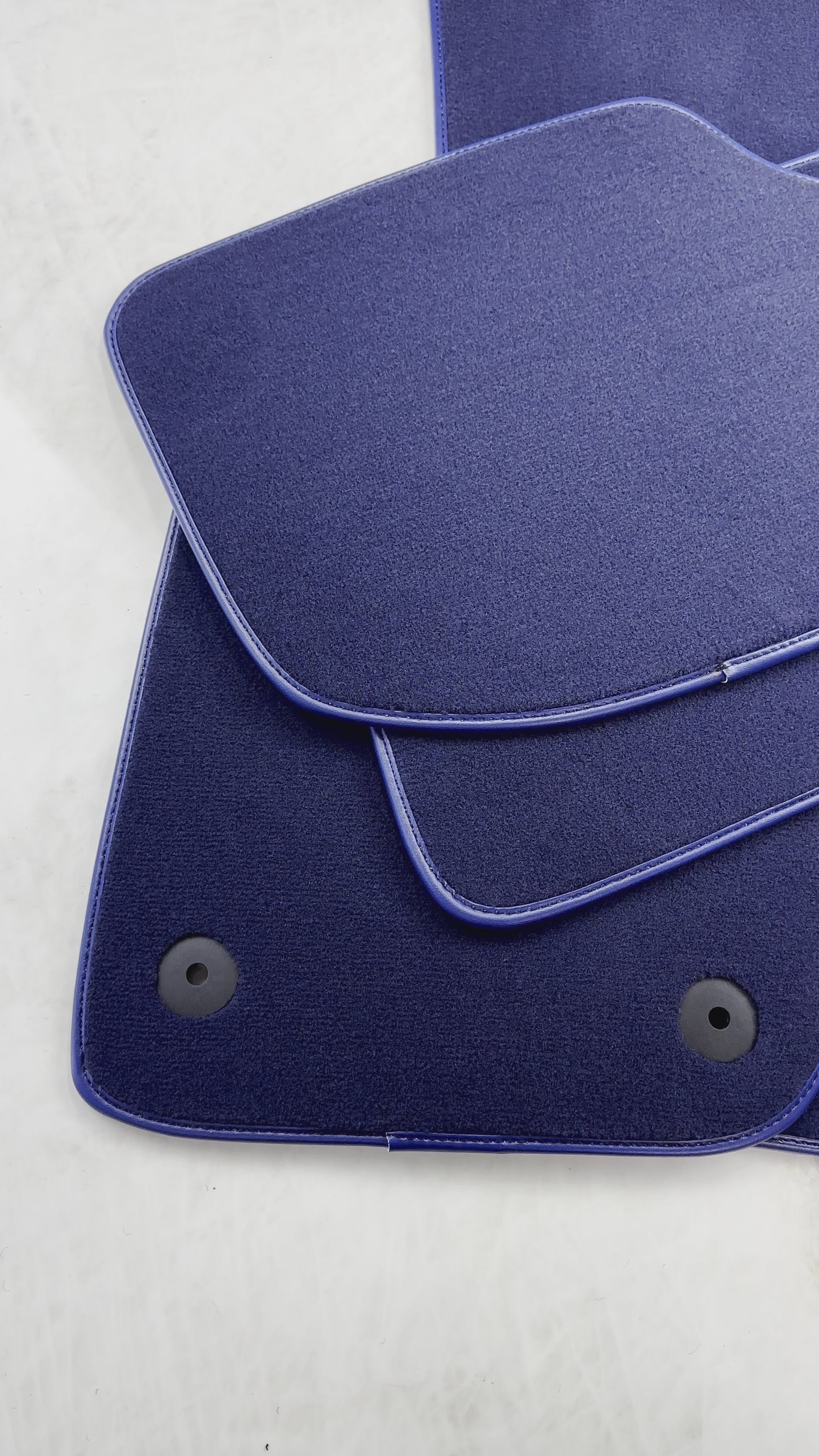 Dark Blue Floor Mats for Bentley Continental GT (2018–2023) - AutoWin