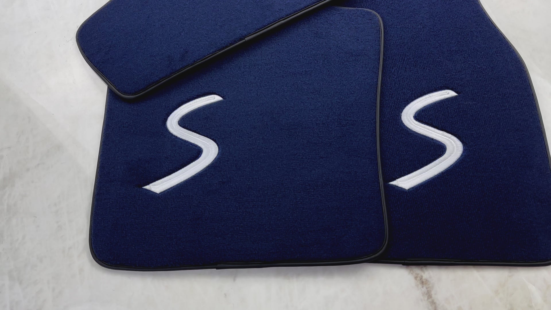 Tapis de voiture bleu foncé pour Mini Cooper / One R53 (2001-2007) Cooper S - AutoWin