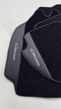 Schwarze Fußmatten für Porsche 911 - 964 (1989-1994)