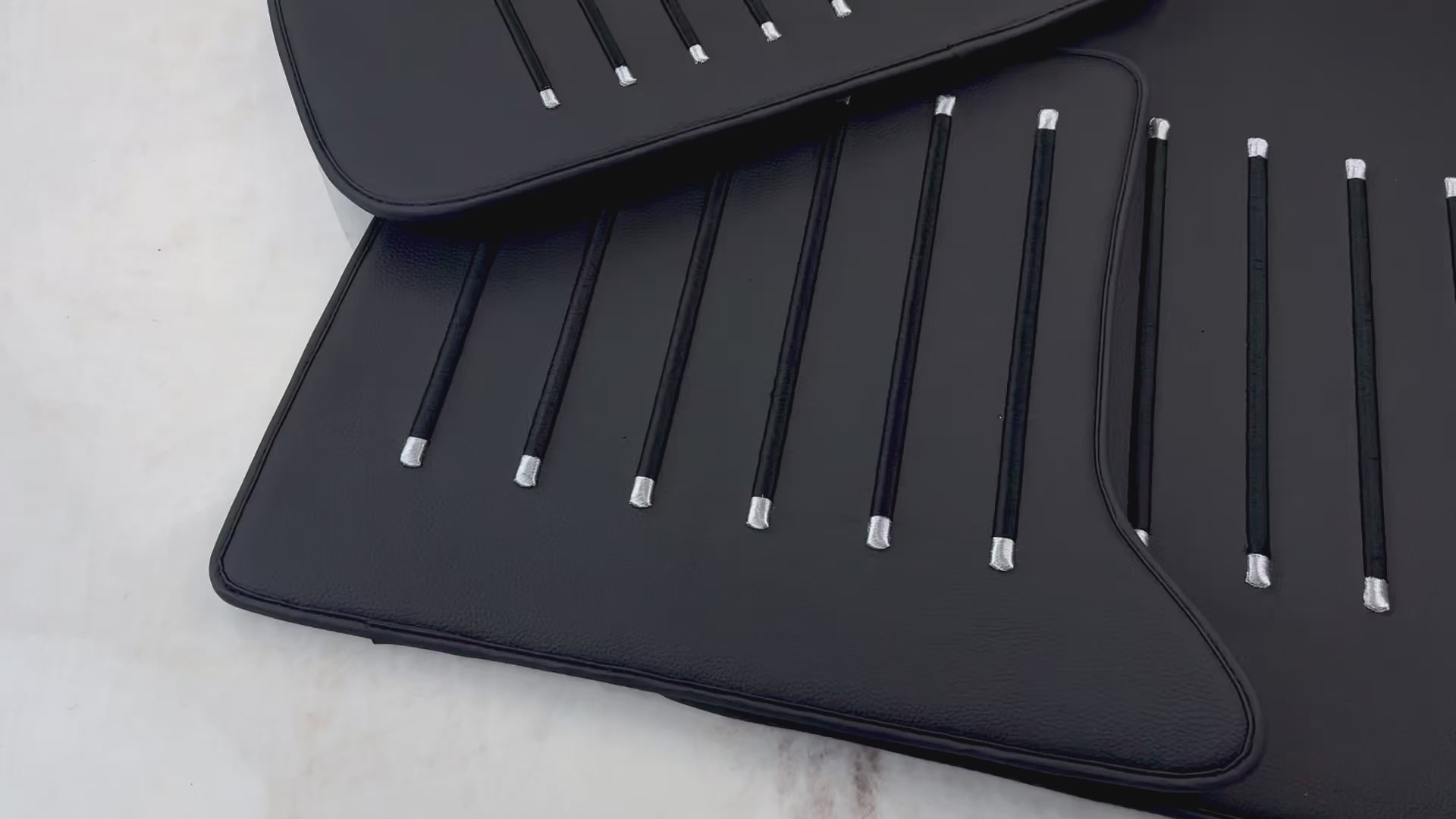 Leather Floor Mats for Rolls Royce Wraith (2013-2023) - AutoWin.EU