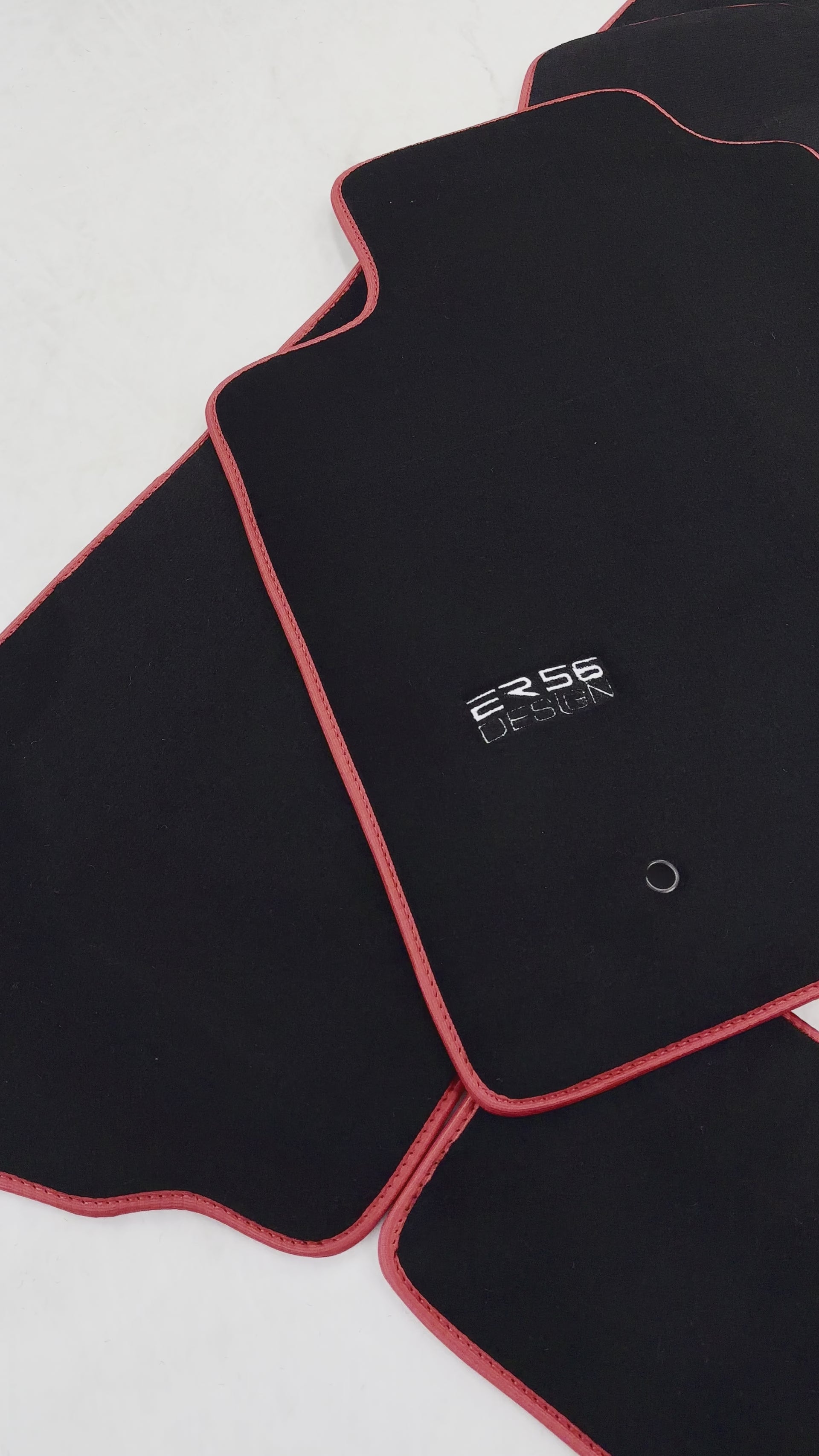 Tapis de voiture noirs pour Toyota Corolla Verso (2004-2009) Design ER56 - ER56 Design