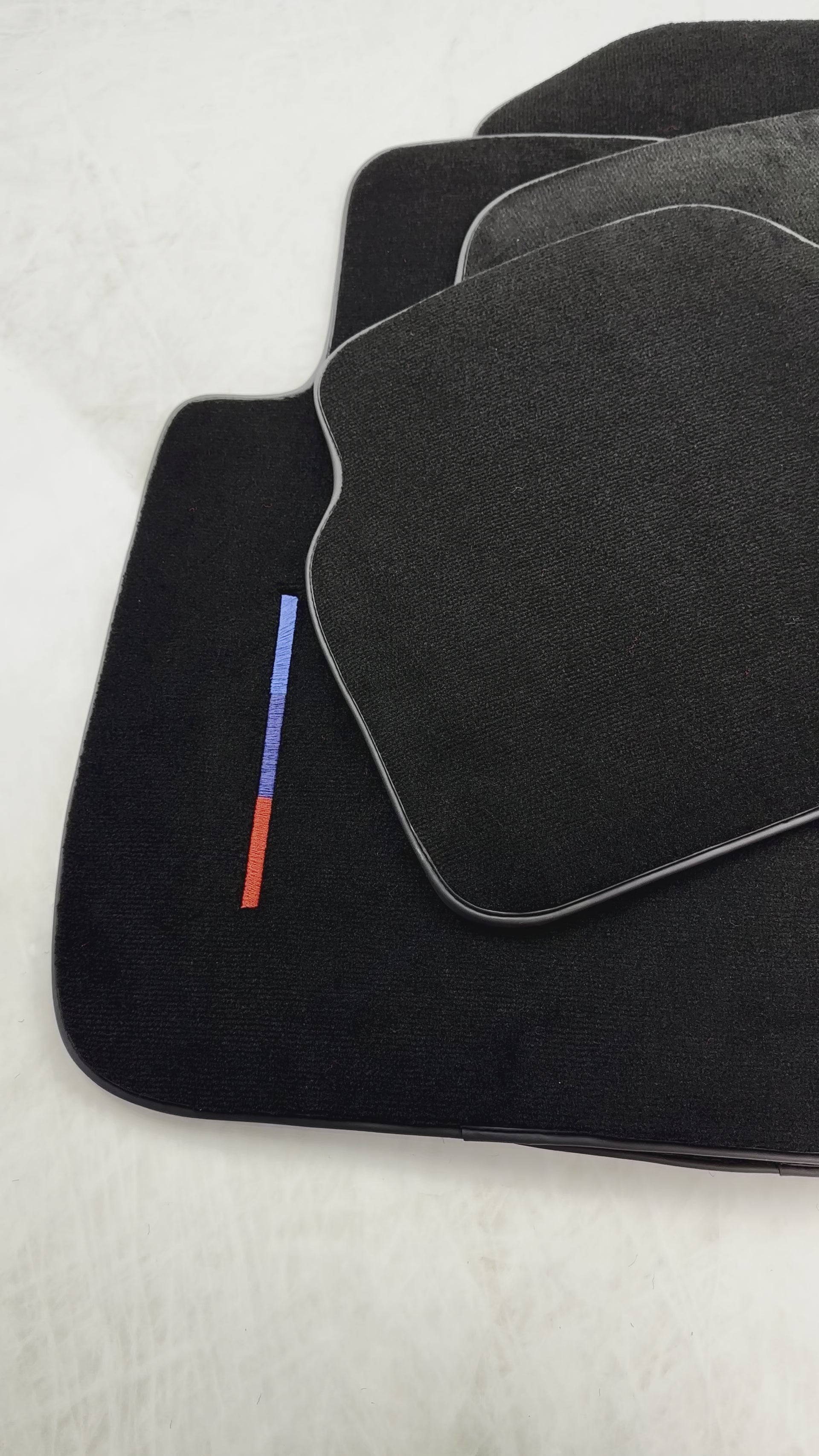 Tapis de sol noirs pour BMW Série 3 E90, ensemble sur mesure - AutoWin