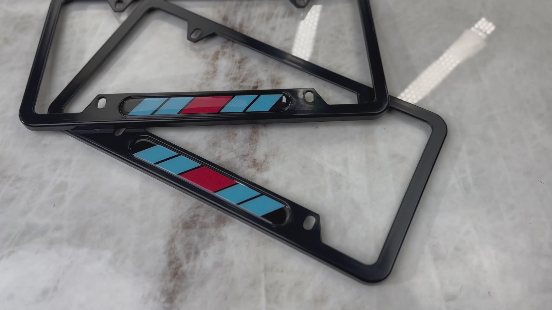 Autowin Nummernschildhalter USA Standardgröße Blau - AutoWin