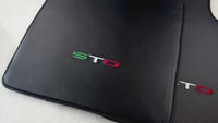 Tapis de voiture en fibre de carbone pour Lamborghini Huracan STO Édition Italienne