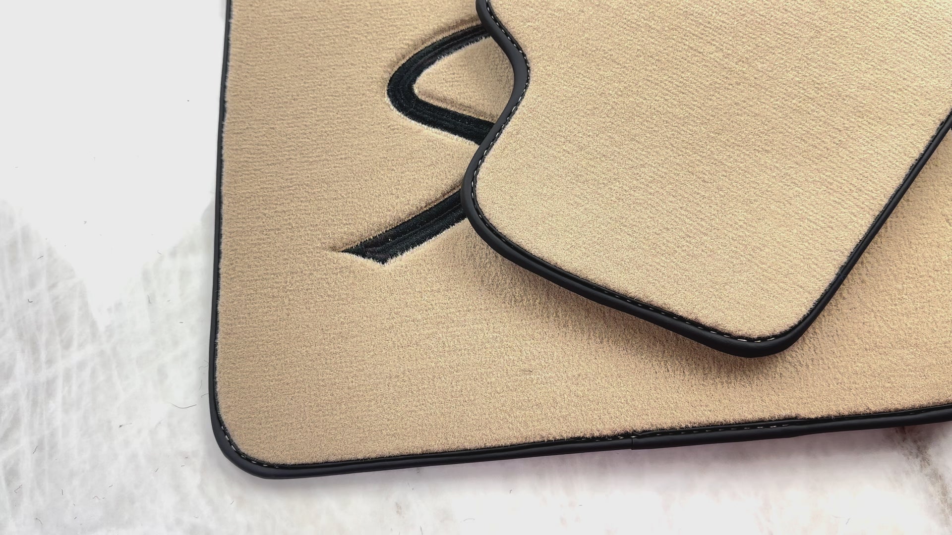 Beige Floor Mats for Mini Clubman F54 (2015-2019) - AutoWin