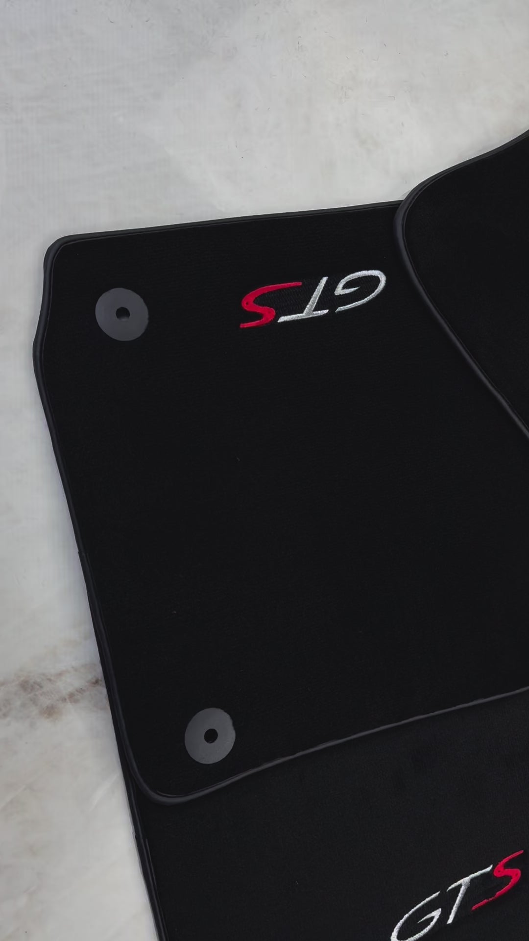 Tapis de voiture noirs pour Porsche Panamera (2009-2016) - AutoWin