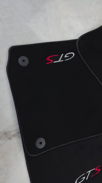 Tapis de voiture noir pour Porsche Panamera (2017-2023) GTS