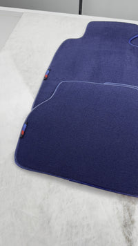 Blue Floor Mats For BMW 5 Series E39 Sedan (1996-2003)