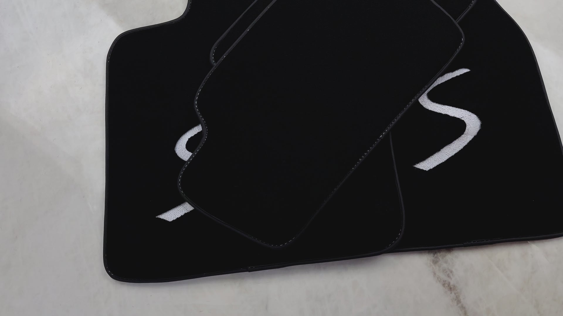 Tapis de voiture noirs pour Mini Cooper / One Electric (2020-2023) - AutoWin