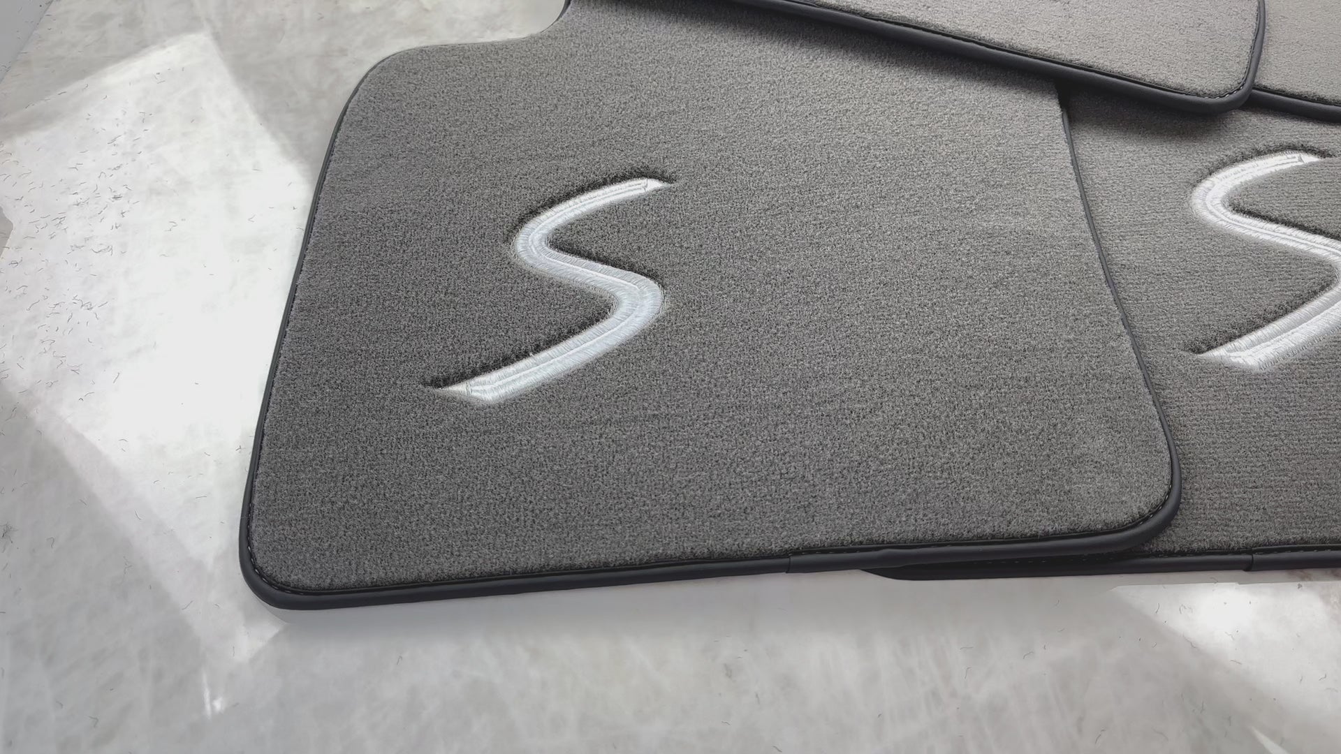 Tapis de voiture gris pour Mini Cooper / One Electric (2020-2023) - AutoWin