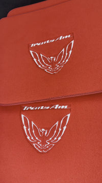 Red Floor Mats for Pontiac FireBird (1993-2002) with Trans Am Logo
