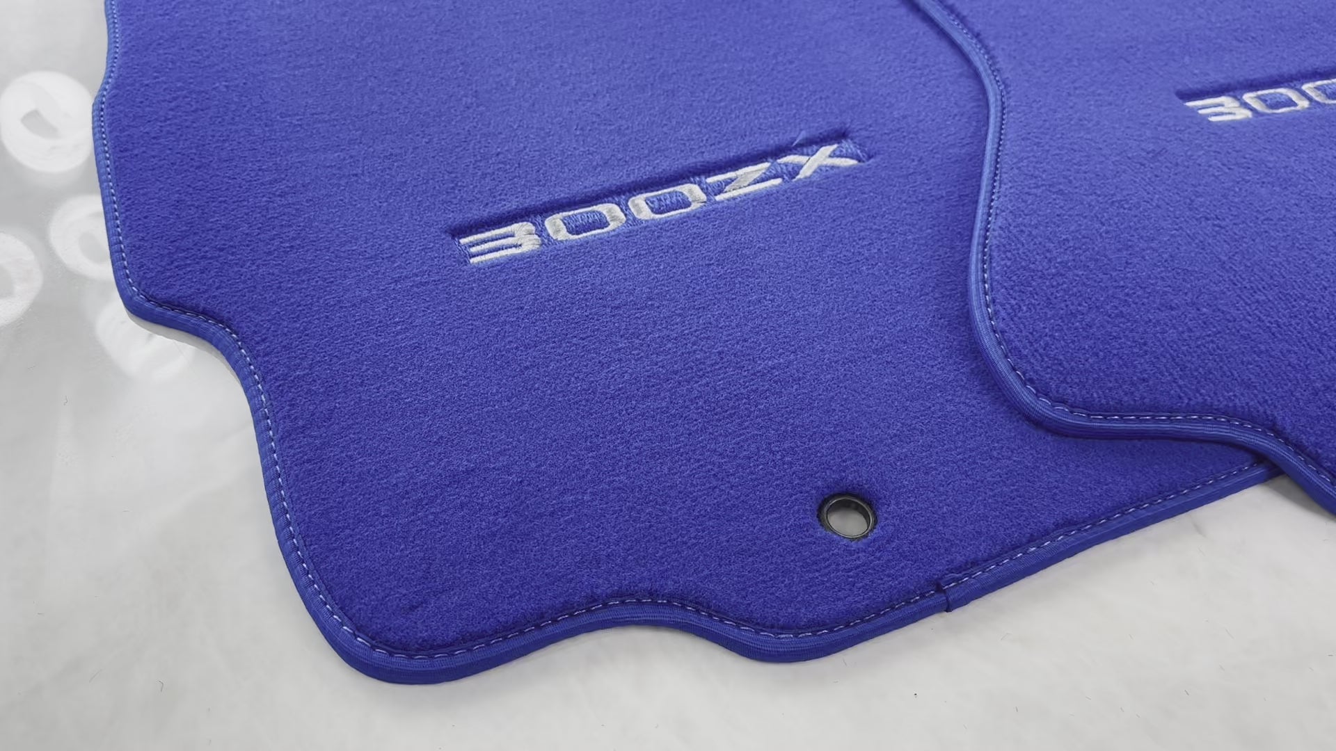 Tapis de voiture sur mesure pour Nissan 300ZX - Z32 (1990-2000) Tapis bleus sur mesure - AutoWin