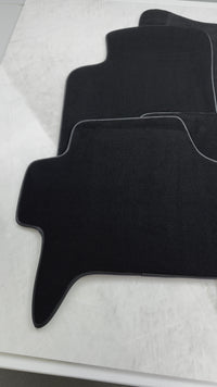 Black Floor Mats For Mitsubishi Pajero Sport (2009-2015)