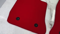 Red Floor Mats for Chevrolet Corvette C7 Targa Top (2014-2019)