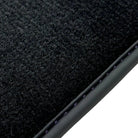 Purple Leather Black Floor Mats for McLaren 600 LT (2018-2020) | Black Trim - AutoWin