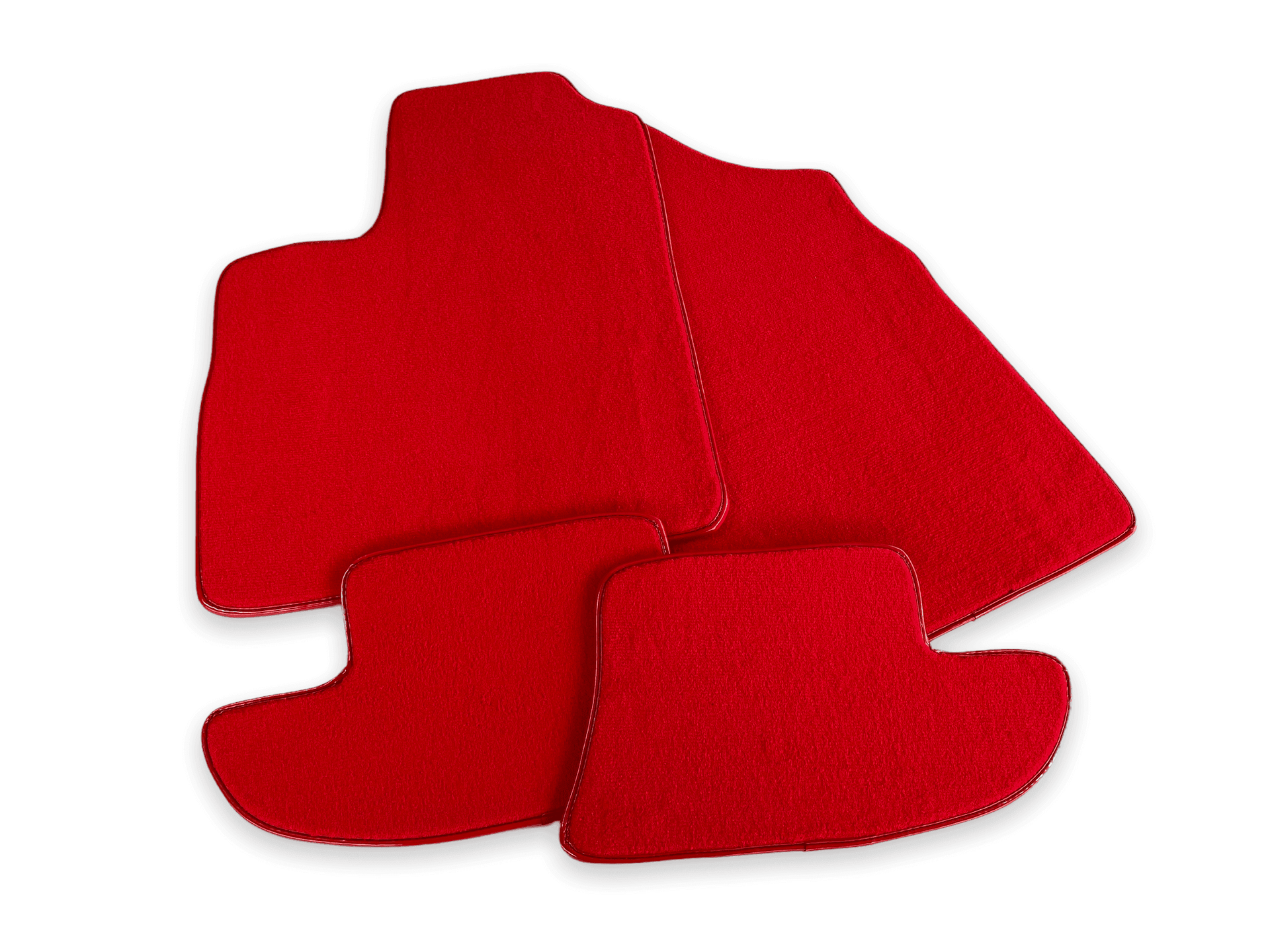 Red Floor Mats For Bentley Continental GTC (2011-2018) - AutoWin