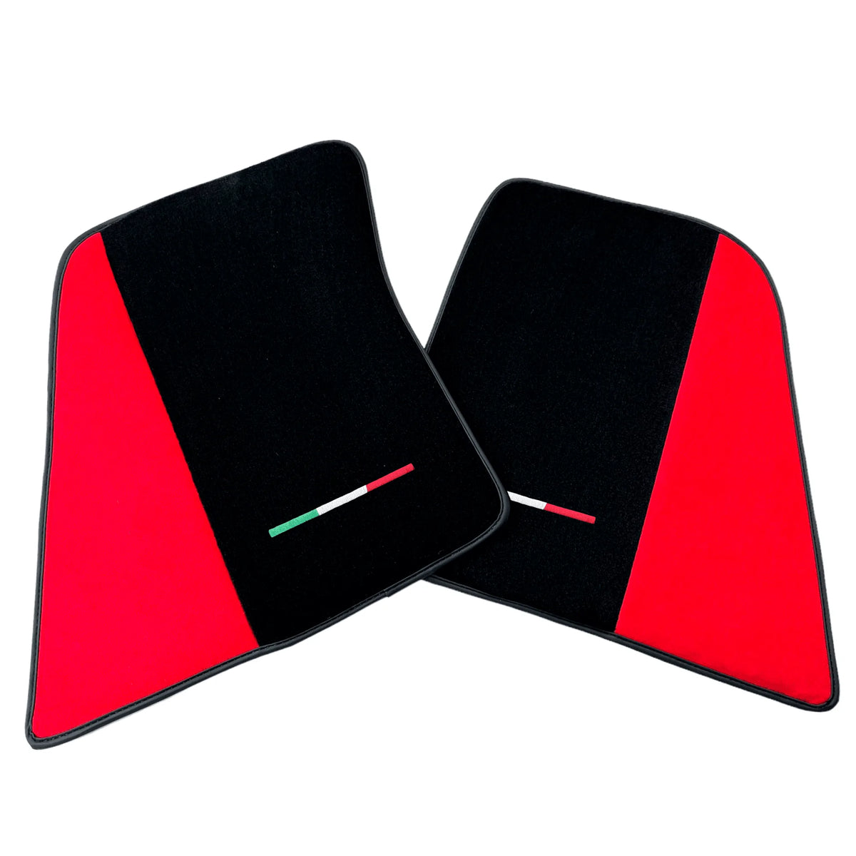 Red Floor Mats for Ferrari 296 GTB (2022-2027) with Alcantara Leather - AutoWin