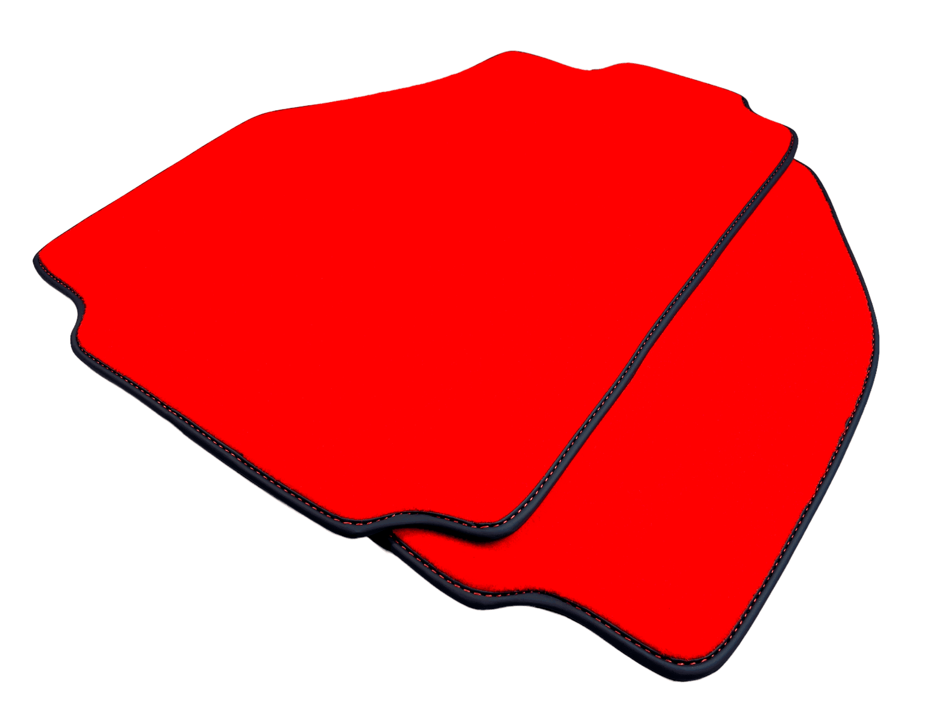 Red Floor Mats For Ferrari 488 GTB 2015-2022