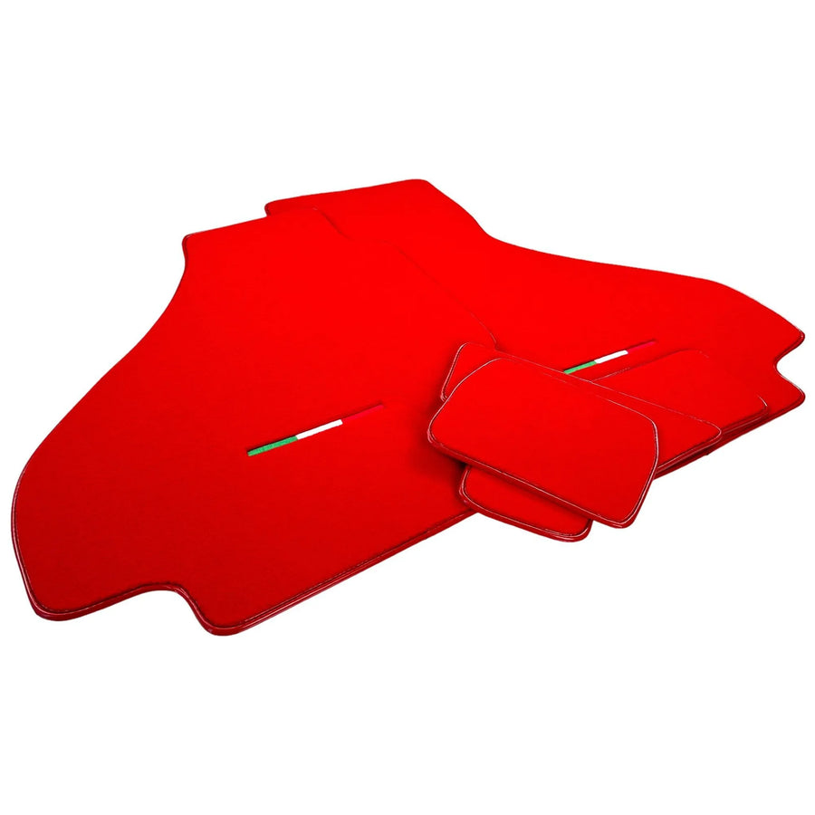 Red Floor Mats For Ferrari 512 TR 1992-1994 - AutoWin