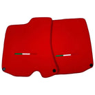 Red Floor Mats For Ferrari Roma (2021-2024) Italian Edition - AutoWin