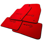 Red Floor Mats For Jeep Grand Cherokee WK2 SRT (2011-2020) - AutoWin