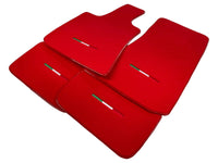 Red Floor Mats For Maserati Grecale (2023-2024) Italy Edition - AutoWin